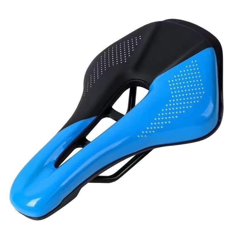 

Bicycle mountain bike road bike saddle seat cushion thickened Dual Track синий
