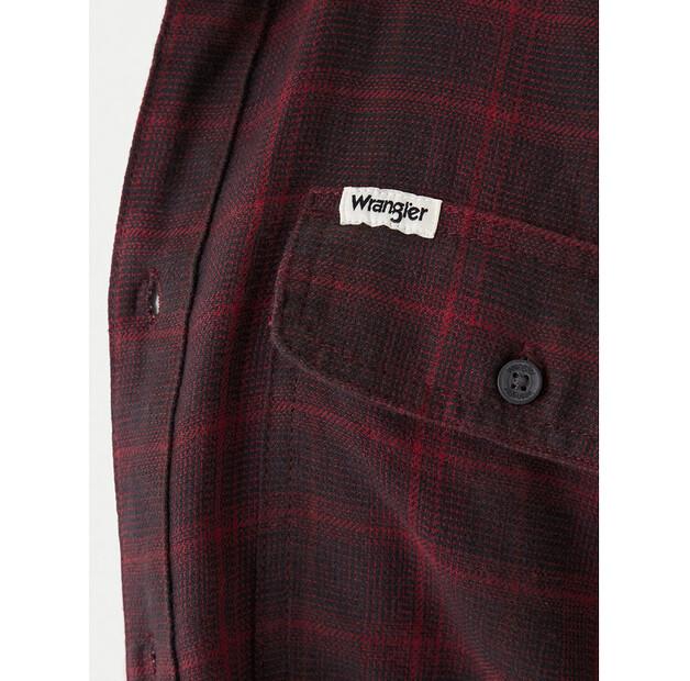 Wrangler 1 Pkt Flannel Shirt