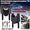 Motorcycle Universal Handlebar Riser 28mm 1 1/8" 22mm 7/8" Universal Handle Bar Clamps Adapter for Honda BMW YAMAHA Suzuki