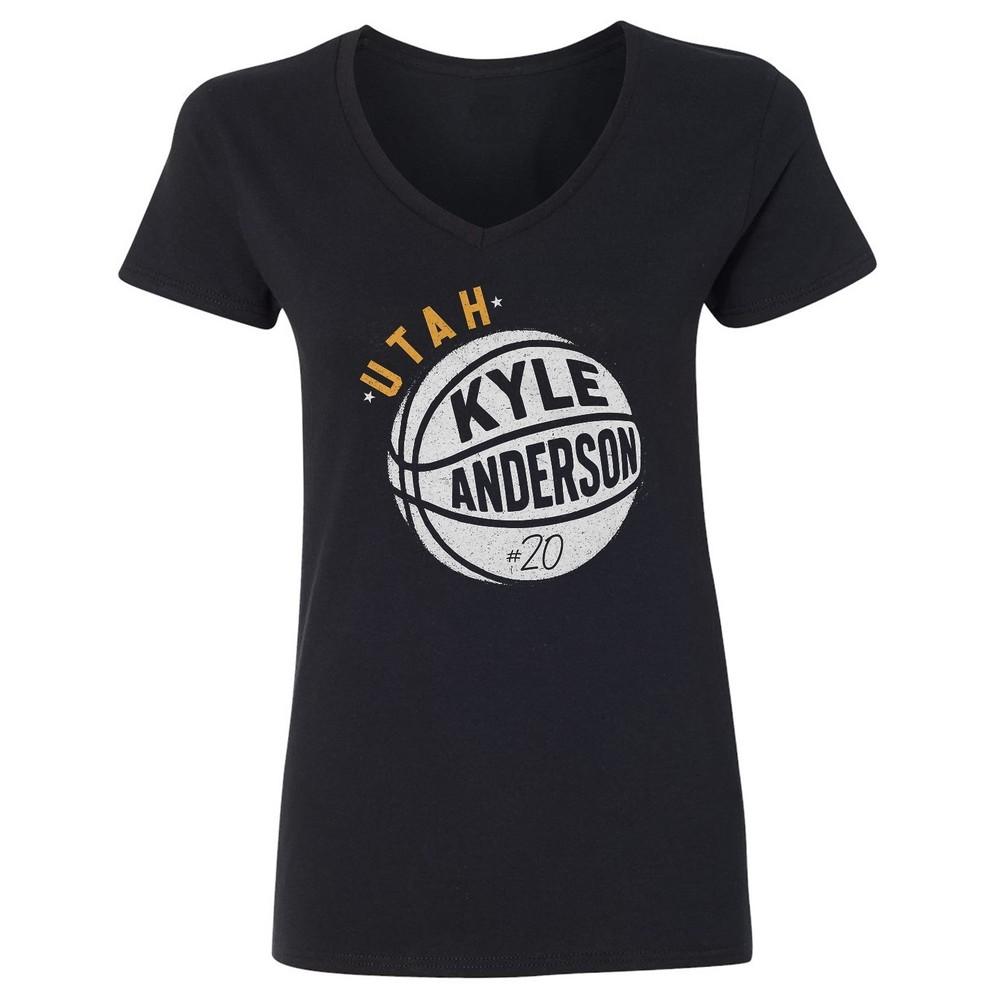 

Anderson #20 Basketball Inspired Graphic - Utah Fans Ladies V-Neck Tshirt Unisex T-Shirt XL