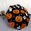 1pc Halloween Pattern Automatic Folding Umbrella - Portable Foldable Design with 8 Ribs, Durable Plastic & Iron Frame, Casual Outdoor Access