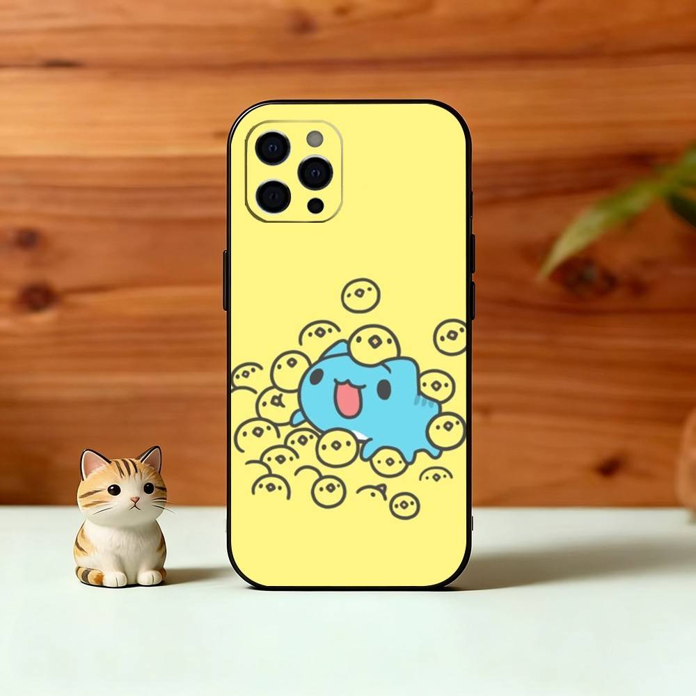 C-Capoo Kawaii B-Bugcat Phone Case Silicone Soft For IPhone 17 16 15 14 13 12 11 X XR Plus Pro Max Plus