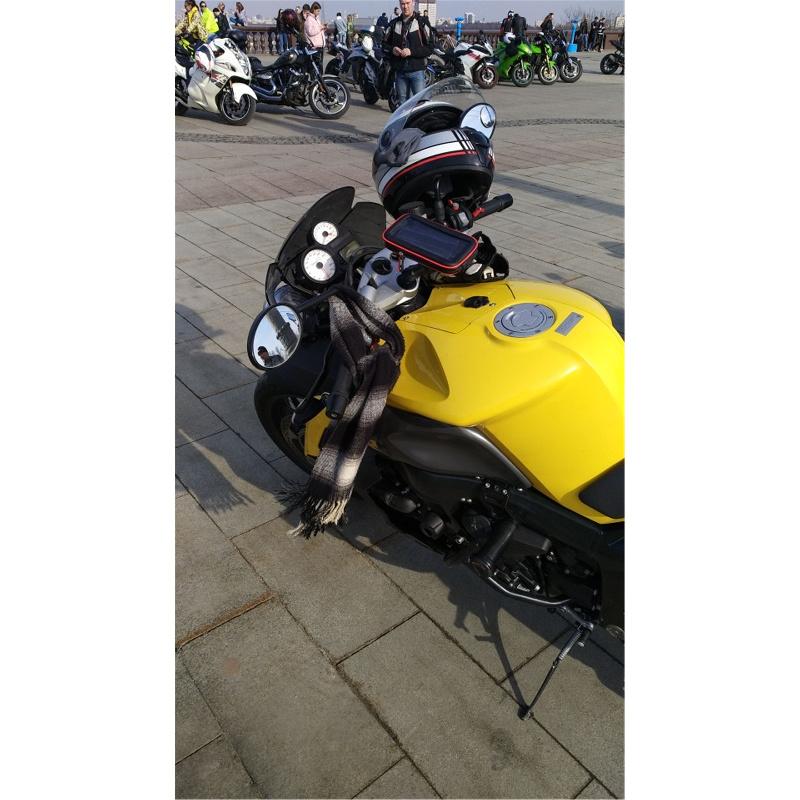 Large Phone Holder In Motorcycle Steering Column Bracket, Navigation Holder For Yamaha Yzf R102-17 R6 R606-17 Bmw S1000Rr For Phones 7-8 Inch