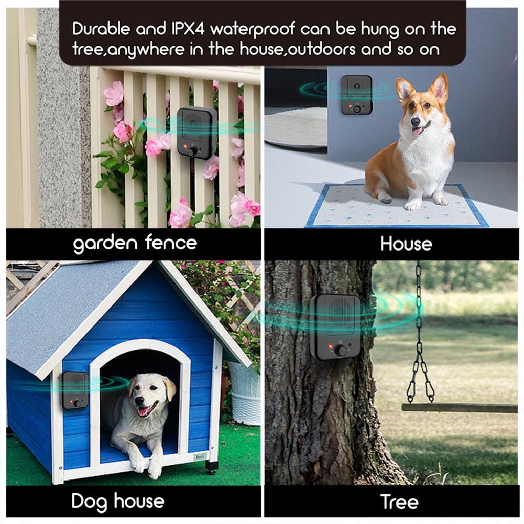 Upgraded Dog Barking Control Device With 3 Adjustable Sensitivity & Frequency