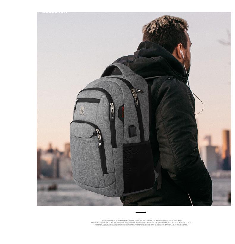 North American Bestseller: Men's Large-Capacity Travel Laptop Backpack, 20-inch, School Bag.