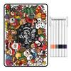 Christmas DIY Coloring Blanket for Kids Adults, Color Your Own Throw Blanket, 39.4" x Educational Drawing Toys Toddlers 55.1" with 24 Markers,