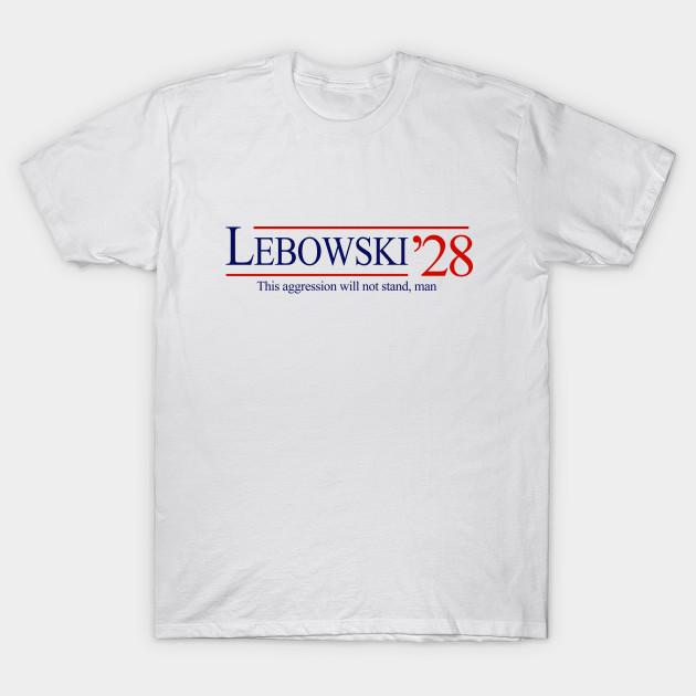 

Men Black Print T-shirt Lebowski 2028 No-Cut Transfer Paper Print Cotton Tshirt M білий
