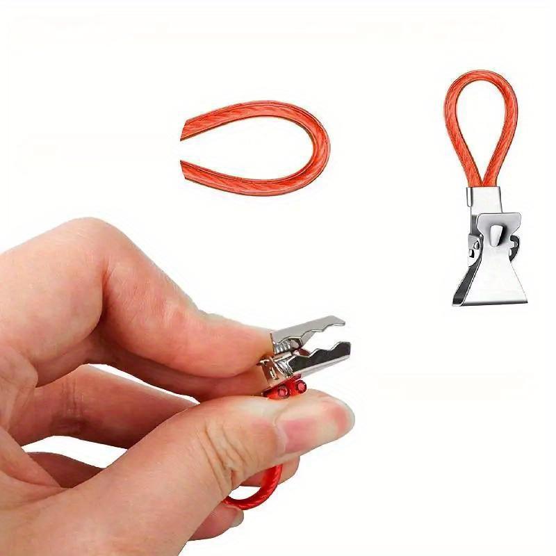 5Pcs Towel Hanging Clips Metal Clip On Hooks Loops Hand Towel Hangers Hanging Clothes Pegs Kitchen Bathroom Organizer