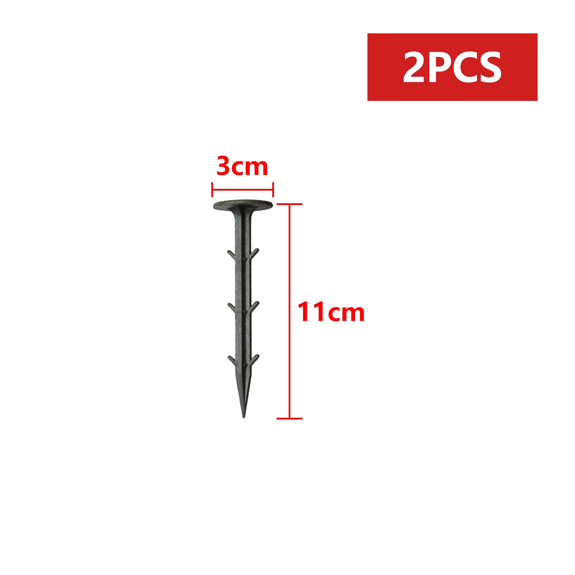 

10pcs Plastic Garden Stakes Landscape Edge Anchors For Fixing Landscape Anti-rust Nails Gardening Ground Nails