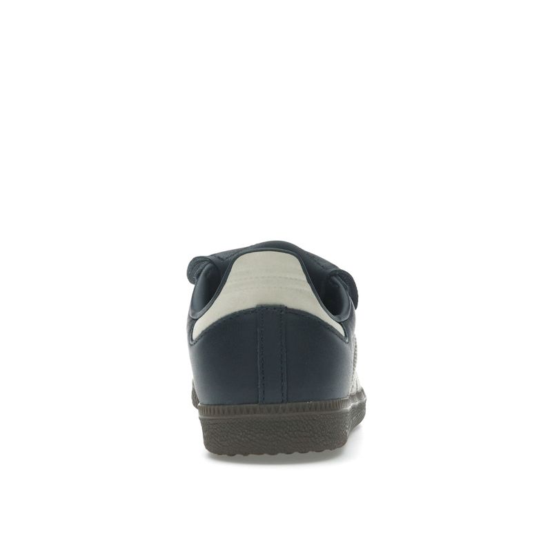 Adidas Samba LT Aurora Ink Cream White Women Sneakers Blue Gold-Metallic JH5705