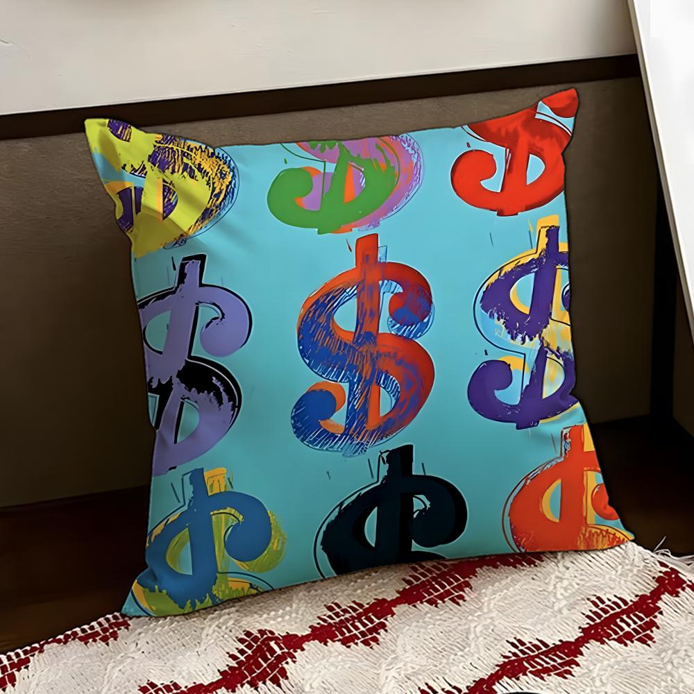 

AAndy WWarhol Art Cushion Cover Reversible Soft Durable Pillow Cover Home Car MultiScene Use for Daily Comfort 30X30cm