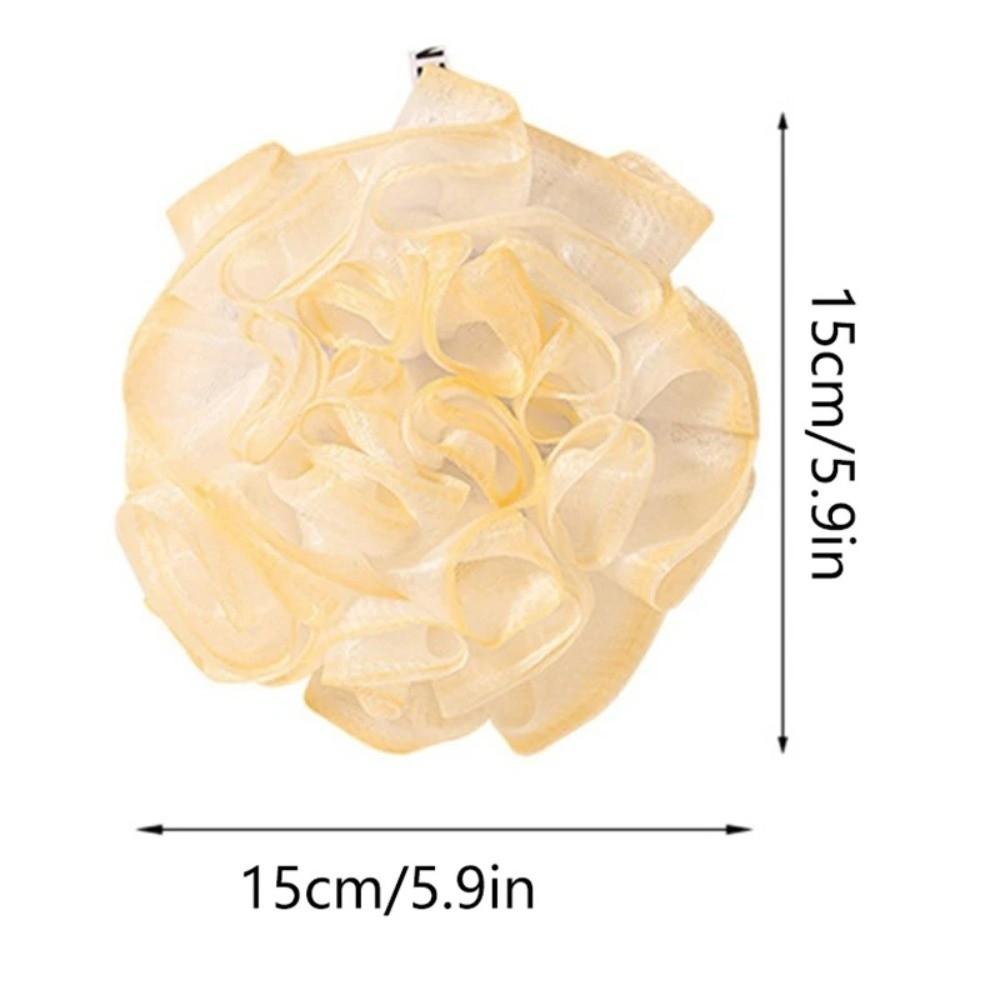 New 2-In-1 Bath Ball Towel Hangable Quick Dry Bath Sponge Skin-friendly Soft Face Cleaning Ball Bath Time