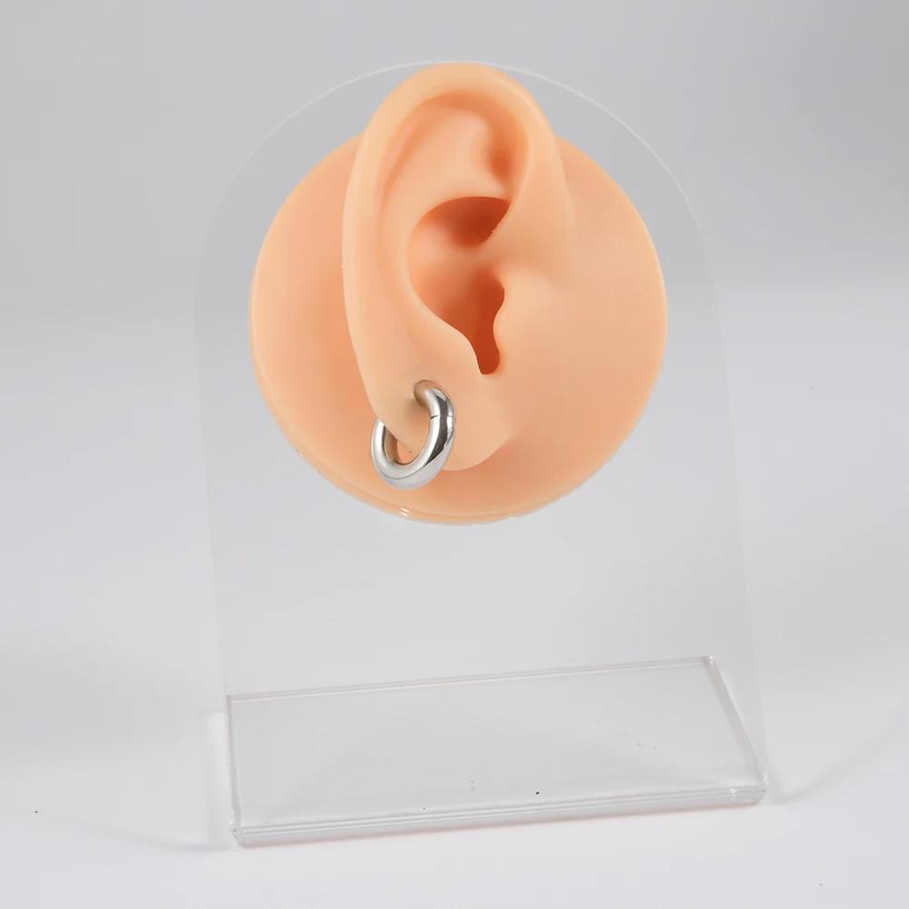 Segment klikacího septa z chirurgické oceli 1ks Kloubový kroužek Nos Obruč na rty Obruč ušní chrupavka Piercing do ušního boltce Tragus Helix