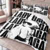 Lady Gaga 3Pcs Bedding Set Duvet Cover With Two Pillowcases For Bedroom Home Decoration