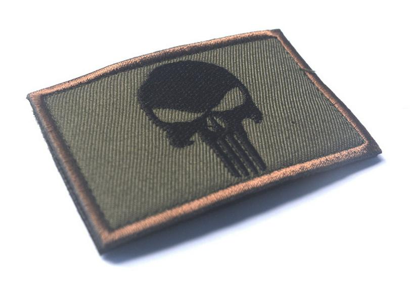 Punisher Tactical Military Fan Velcro Armband Patch