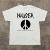 Nausea Band Logo White Cotton T-shirt All Size S-5XL DS949 Unisex T-Shirt