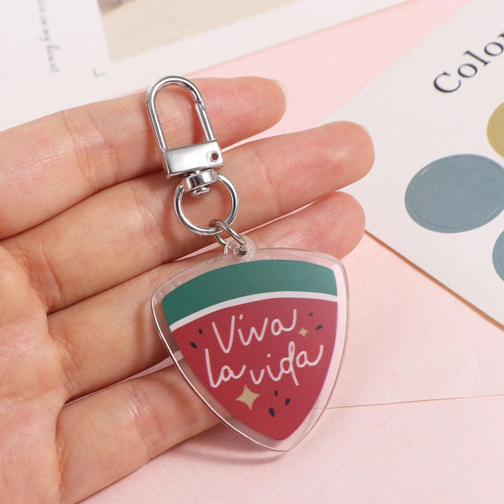 Acrylic Shining Watermelon Keychain Viva La Vida Acrylic Watermelon Pendant Gift   Phone