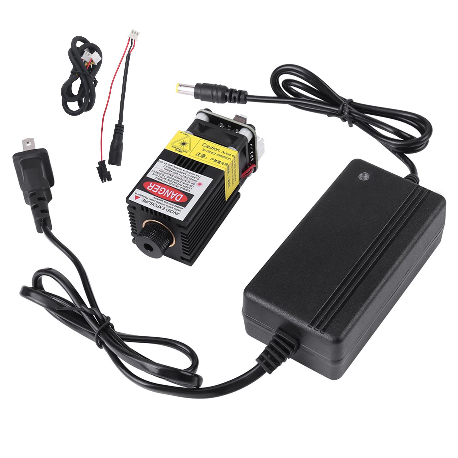 

2,5 Вт 445 нм синій лазерний модуль з радіатором для лазерного гравера своїми руками