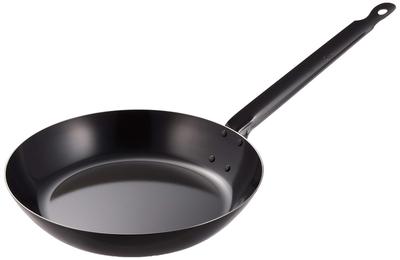 Endo Shoji TKG Eisenbratpfanne 28cm Innendurchmesser x Tiefe 280 x 50 Bodendurchmesser 195 Plattendicke Gewicht IH-kompatibel Dicke Platte schwarze Haut