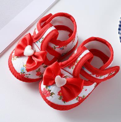 

Summer Baby Girls Retro Toddlers Prewalkers Flower Footwear Shoes Infant Soft Bottom First Walkers 0-18M Anti-slip Toddler Shoes 12 For 7-12month