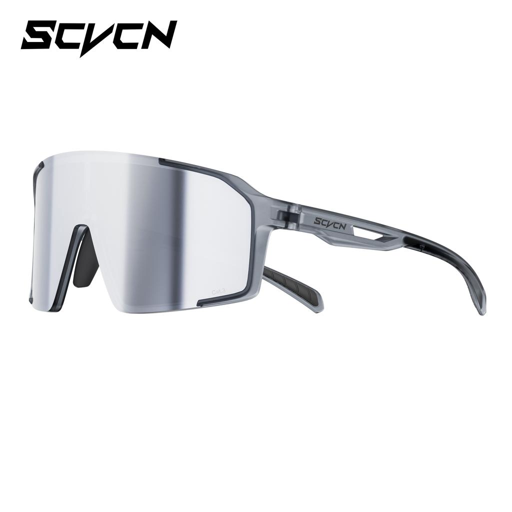 SCVCN Modische Sonnenbrille für Herren Radsportbrille UV400n Damen Fahrbrille MTB Rennrad Sportbrille Laufen