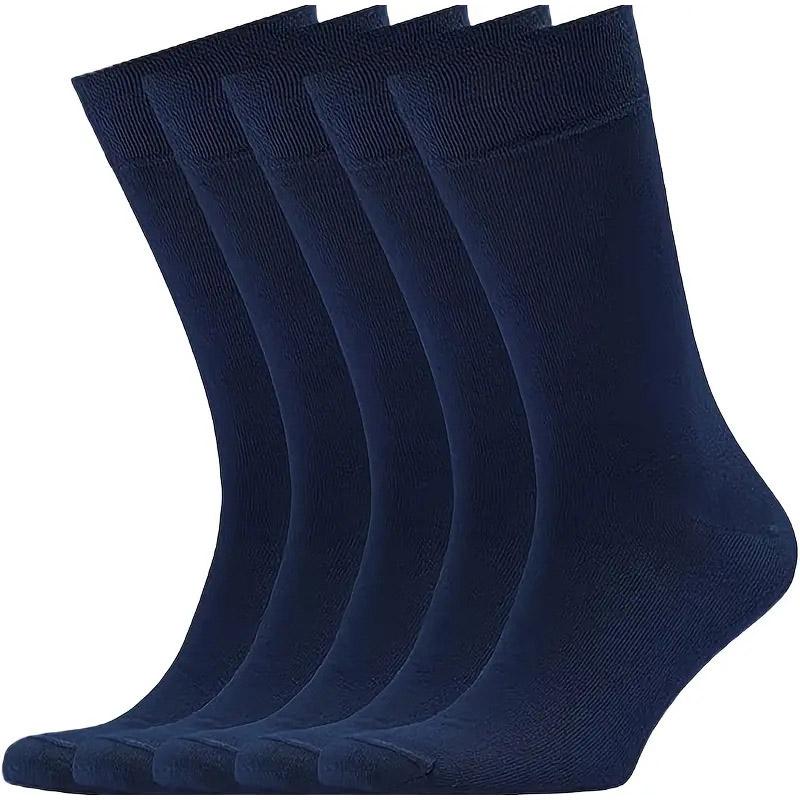 5 Pairs of Warm Stockings Fashionable High-quality Knitted Cotton Men's Socks Casual Business Socks The Same Socks for Men and Women