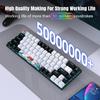 68 Keys 60% Mechanical Gaming Keyboard Hot Swappable Blue Switch Ice Blue Backlight Detachable USB-C Cable For Windows Mac Linux