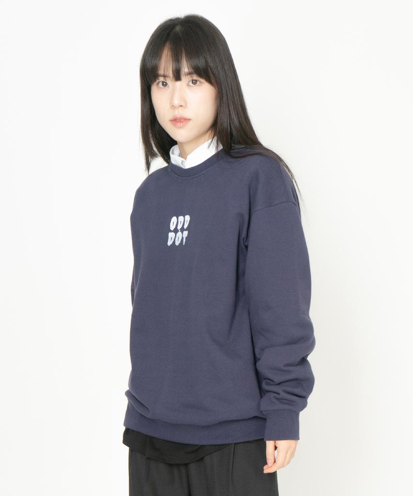 ODD DOT Big Logo Sweatshirt_Navy