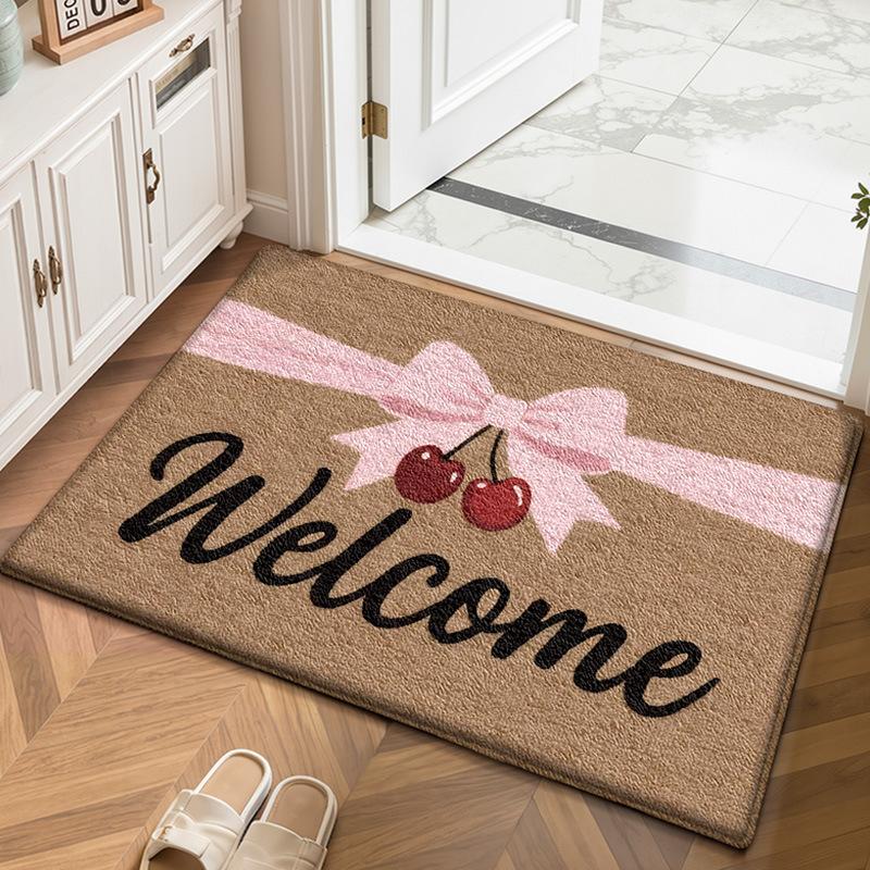 Entree Deurmat Antislip Rubberen Achterkant Vuilvanger Modder Kleed Buiten Binnen Welkom Deurmat Gemakkelijk Schoon te Maken Schraper Vloerkleed 40x60cm