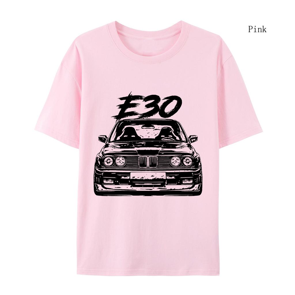 Dame E30 Bil T-skjorte Vår Høst Dame E30 Bil T-skjorte Topper Estetiske Klær Mote Dame E30 Bil T-skjorte