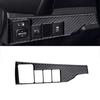 For Toyota Corolla 2014-18 Carbon Fiber Headlight Switch Panel Frame Cover Trim