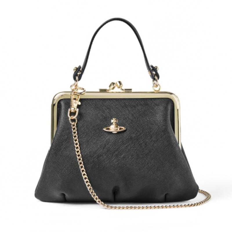 Vivienne Westwood Saffiano Frame Pulse Cross Tote Bag 4b010007wl001nn402i