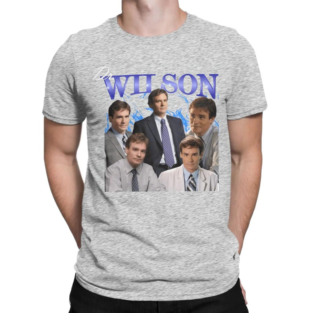 Men's House MD T Shirt Dr Wilson  100% Cotton Clothes Funny Short Sleeve Round Collar Tees New Arrival T-Shirt