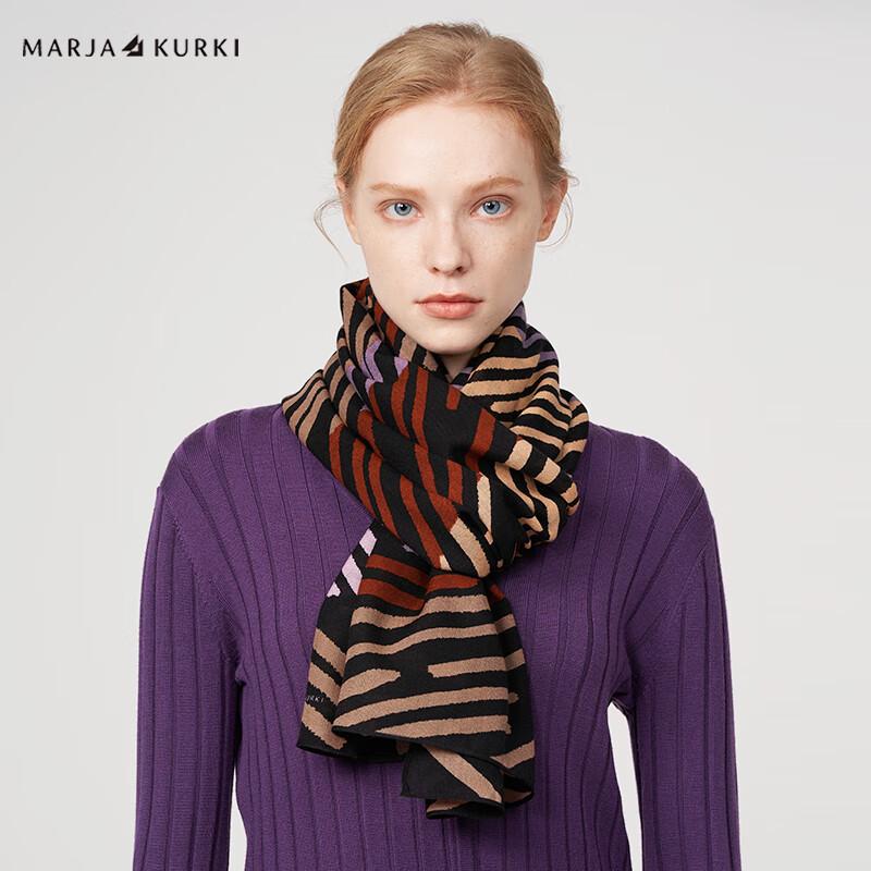 

MARJA KURKI Dream Field Wool Print Scarf