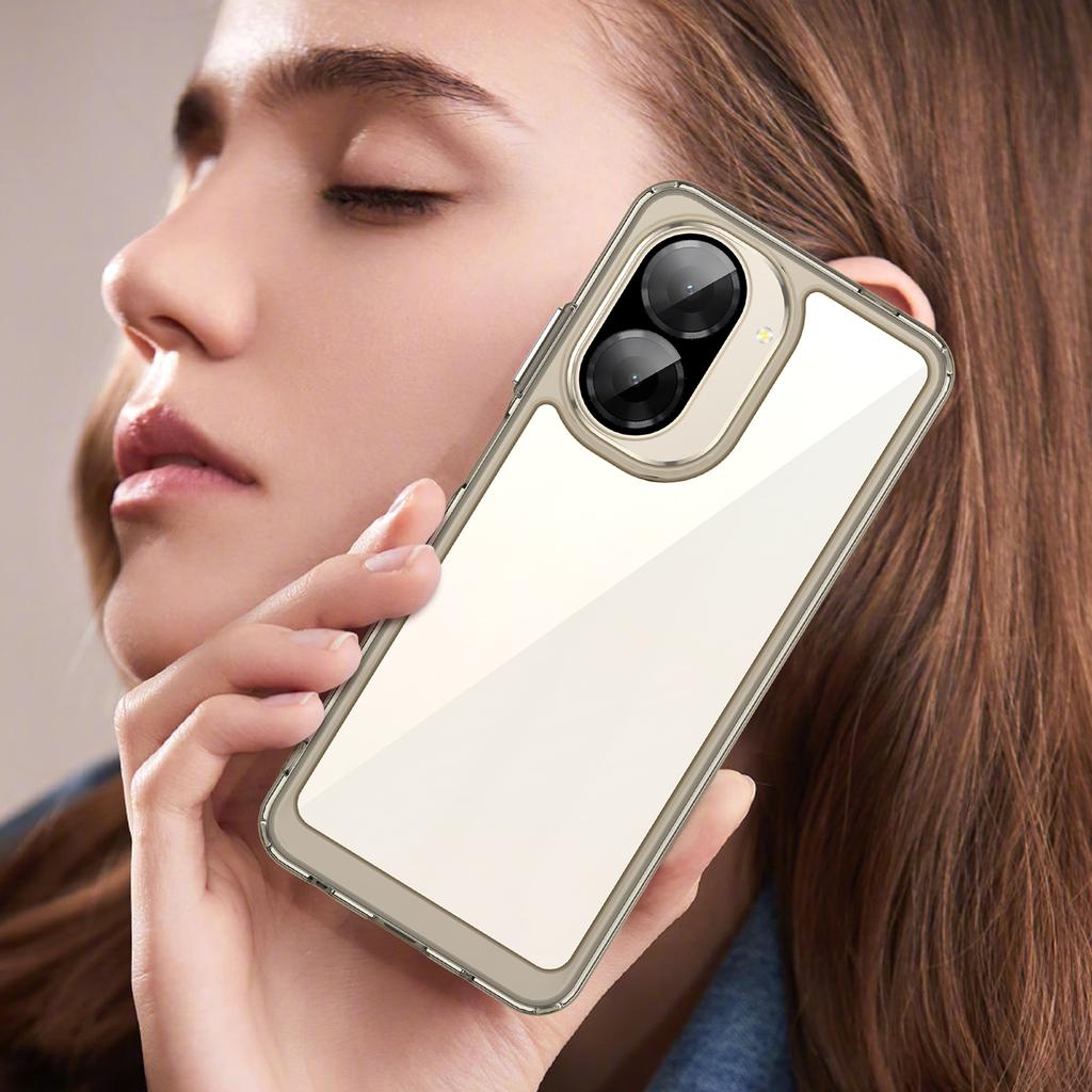 Pro Xiaomi Redmi A5 NFC (EU) (173.45mm) Pouzdro TPU + Akryl Ochranný Průhledný Kryt na Telefon