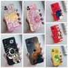 Para Funda Vivo V21e 2021 Gato Flor Suave TPU Fundas de Teléfono Para Vivo V21 V 21 V 21e 4G 5G V2061 V2066 V2108 V2050 Cubierta Trasera Fundas