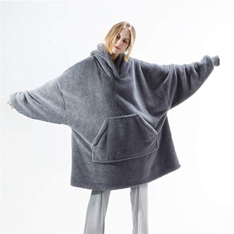 Autumn and Winter Leisure Loose and Thick Plush Couple Home Clothing Plush