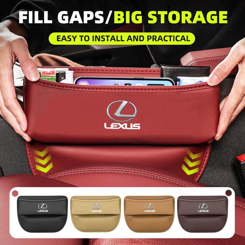 Multifunction Car Seat Gap Organizer Storage Box Accessories For Lexus F-SPORT ES RX NX LS UX LM LX GX LC RZ IS CT GS RC HS SC