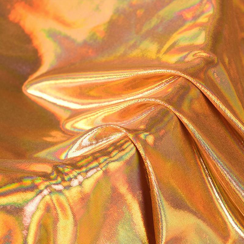 Glitter Laser Fabric Soft Shiny Liquid Iridescent Holographic Cloth DIY Sewing Stage Costume Wedding Party Background