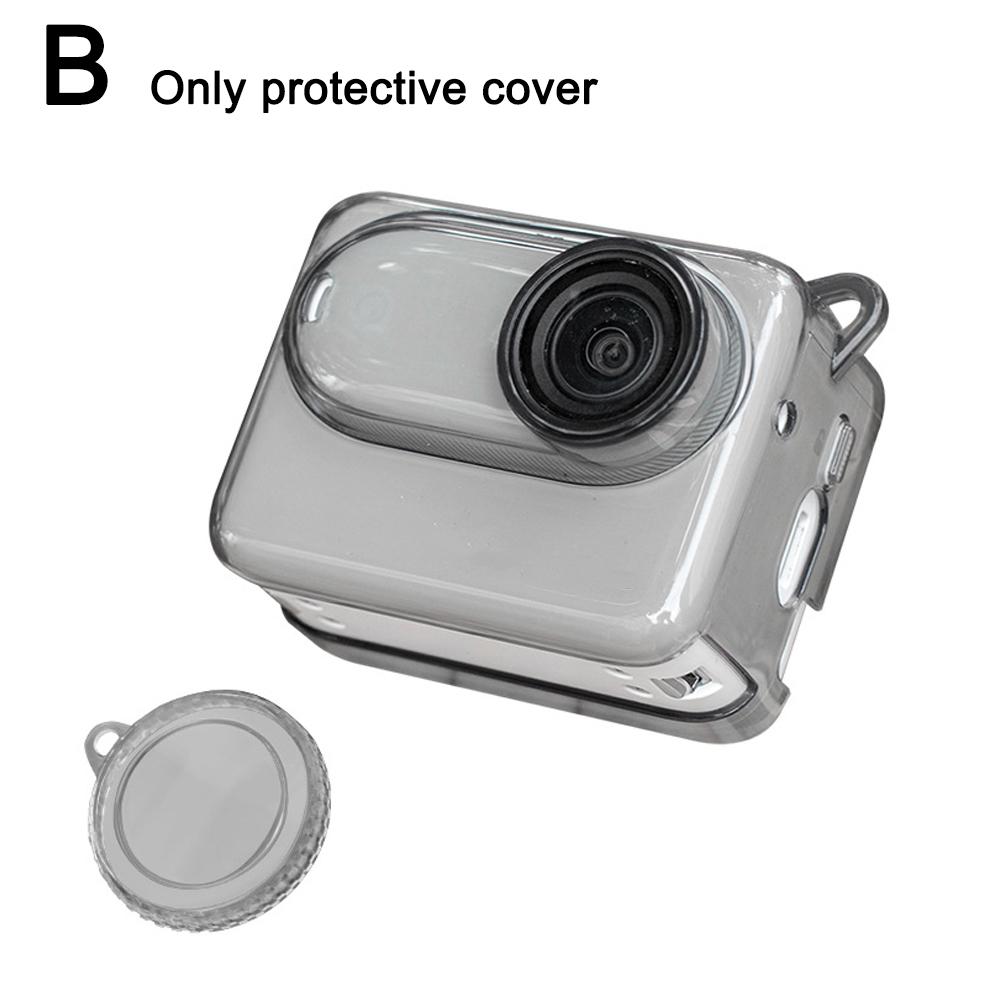 

Прозорий чохол для Insta360 GO 3S Силіконовий захисний чохол-рукав Захист від подряпин для аксесуарів екшн-камери Insta360 GO 3 сірий