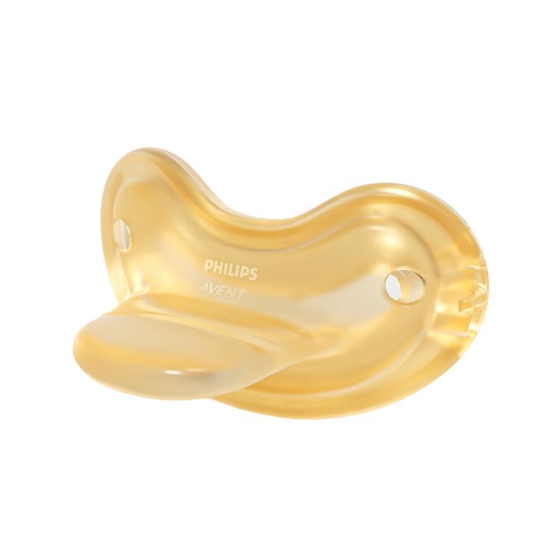 

Philips Avent Двойной прорезыватель для детей от 6 месяцев, Соска-пустышка Amber Gold