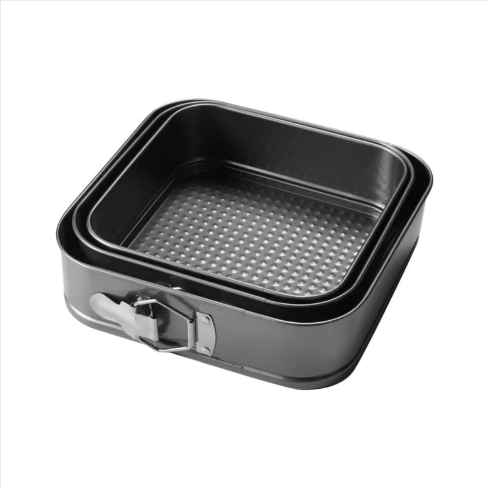 Non-Stick Baking Tray Removable Bottom Tiramisu Mold Kitchen Accessories Square Cake Pan  Bread
