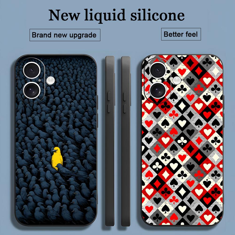 Cool Cartoon Fun Fashion Phone Case For iPhone 17 16 15 14 13 12 11 X XR XS 8 Plus Mini Pro Max Soft Black Shockproof Cover