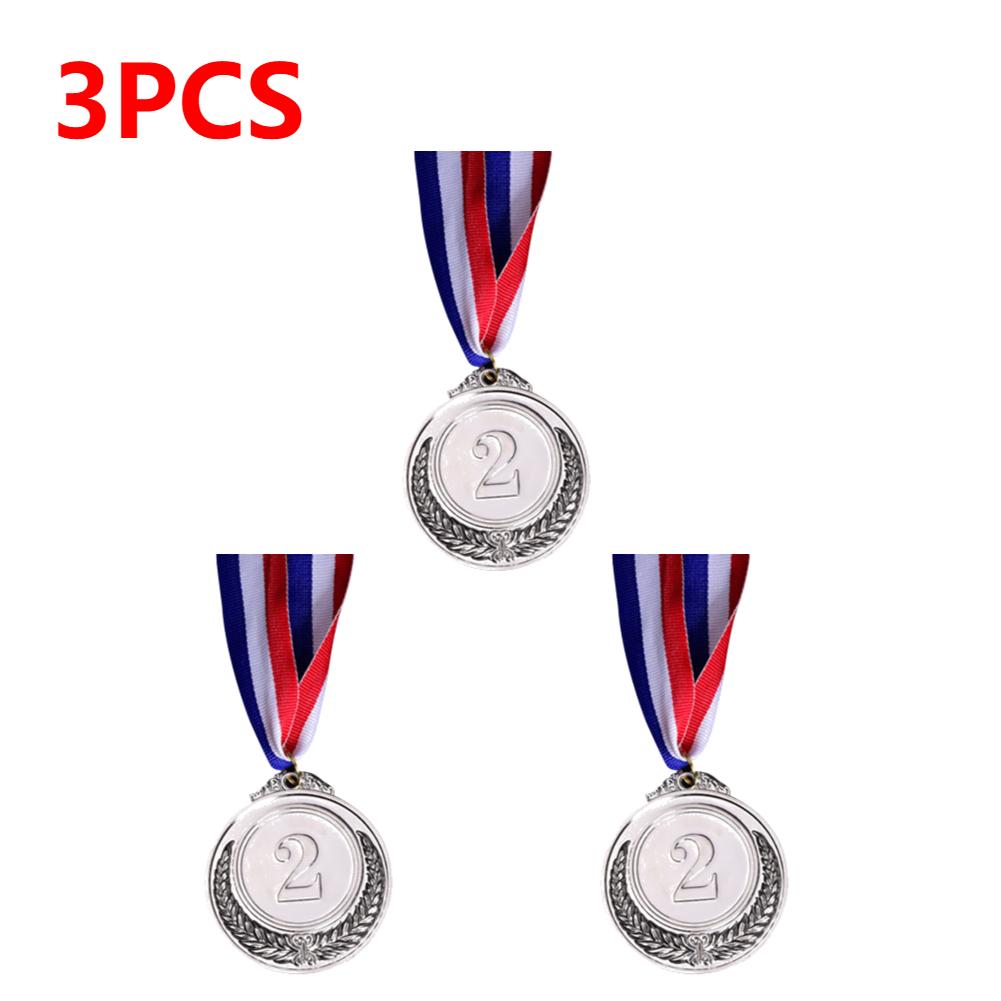 1-10pcs Gold Silver Bronze Prizes Winners Medals Sports Day Competitions Awards Medal Adults Children Outdoor Games Souvenir