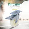 Nylon Wheel Casters: Wear-resistant, Double Bearing, Braked, Swivel, 3-5 inch Industrial Trolley Wheels.