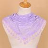 Fashionable Neckerchief Hollow Rose Scarf Lace Scarf