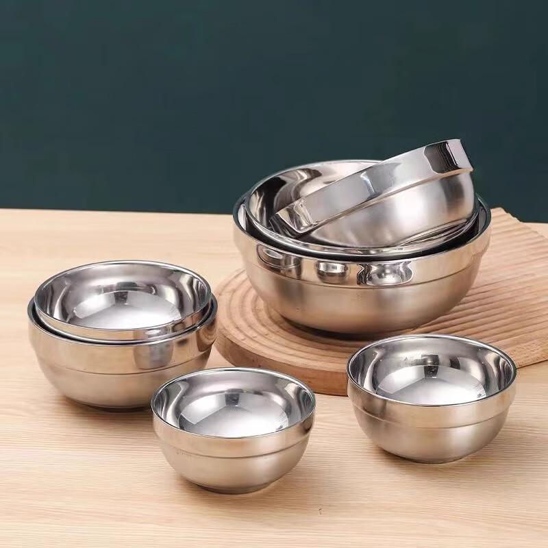 Molona 304 Stainless Steel Double-Layer Insulated Rice Bowls