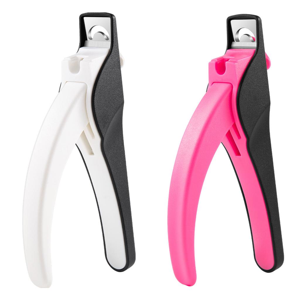 Professional Nail Clippers Cutters for Acrylic Nails Fake Nail Tips Adjustable Stainless Nail Trimmer Manicure Tool Home