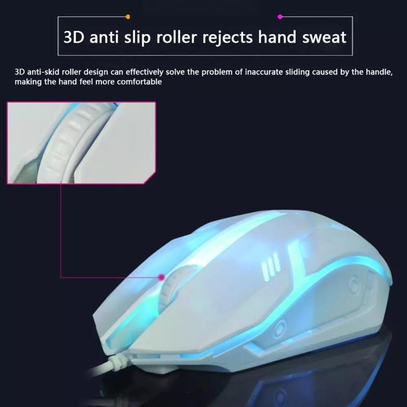 Computer Replacement Accessories GTX300 USB Wired 104 Keys RGB Backlight Gaming Mouse Keyboard Combos Set Gifts for kids