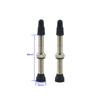 2Pcs 40/60Mm Brass  Alloy Stem Bicycle F/V Presta Tubeless Tire Valve Road Bike
